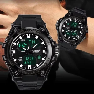 Reloj Deportivo Digital Hombre Cuarzo Resistente A Golpes