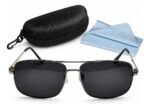 Lentes De Sol Polarizados Armazón De Metal Hombre