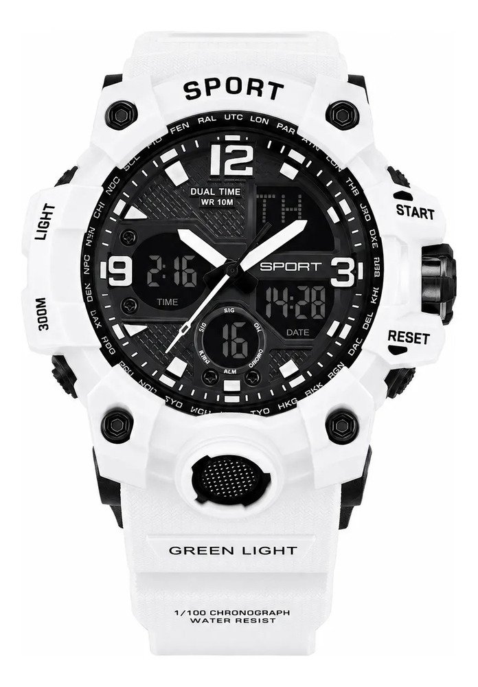 Reloj Deportivo Hombre Analógico Digital Led Multifunción - Image 5