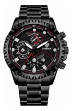 Reloj Hombre Acero Inoxidable Analógico Día Fecha Cuarzo