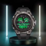 Reloj Deportivo Hombre Analógico Digital Led Multifunción