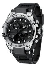Reloj Deportivo Hombre Analógico Digital Alarma Led 3atm