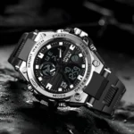 Reloj Deportivo Hombre Analógico Digital Led Antigolpes